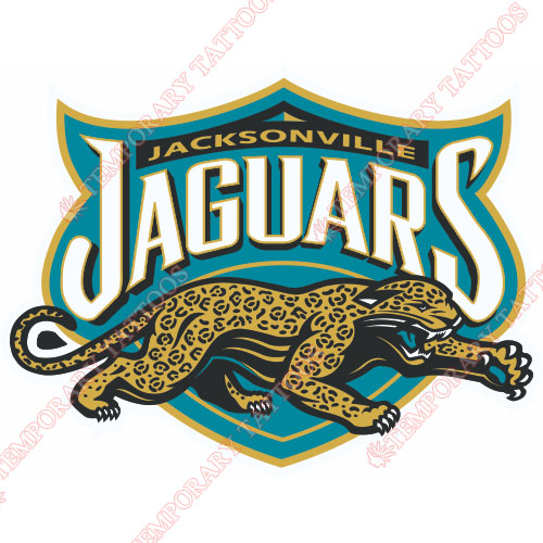 Jacksonville Jaguars Customize Temporary Tattoos Stickers NO.553